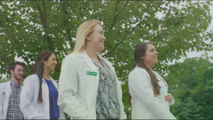 Marywood students celebrate their white coat ceremony