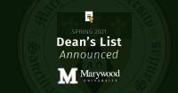 2021 Dean's List Announced Announcement Marywood University Announces Its Spring 2021 Dean's List