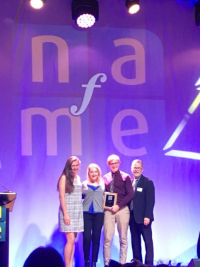 Marywood students accept award at NAfME Convention. Music Students and Chapter Receive Top National Awards