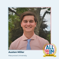 Austen Miller All In Challenge Student Voting Honor Roll Recognizes Miller