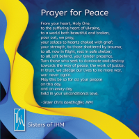 IHM Prayer for Peace Prayer for Peace