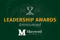 2020 Leadership Awards Announced Graphic Text Image Annual Leadership Awards and Student Life Senior Medalists Announced